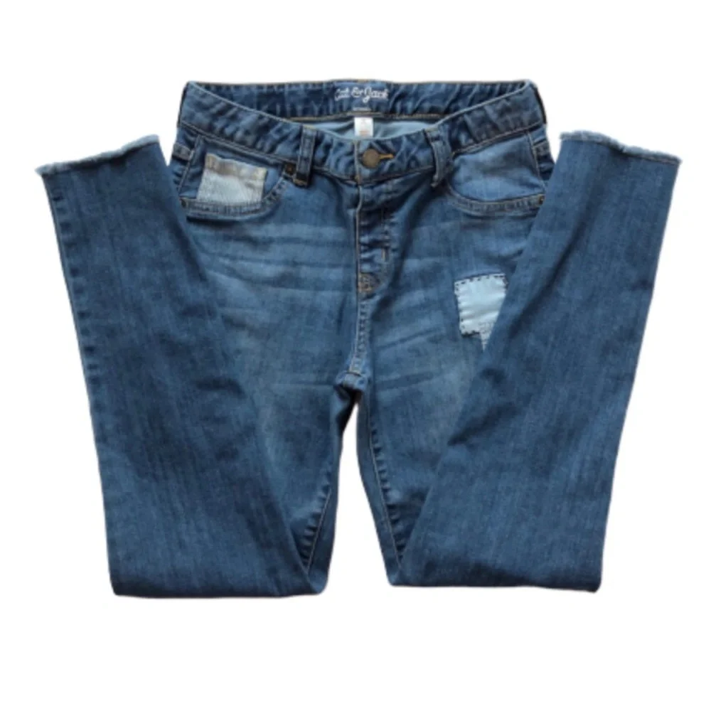 Cat & Jack Patchwork Jeggings Medium Rinse 14